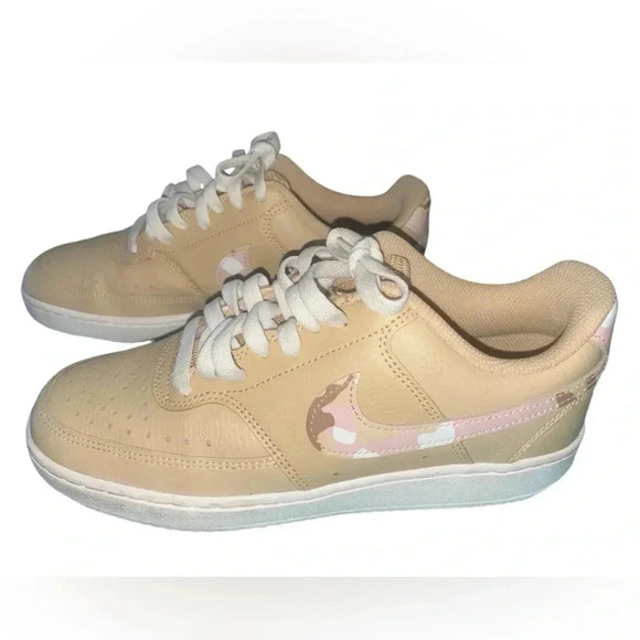 Wmns Court Vision Low 'Sesame Camo' - Picture 2 of 4